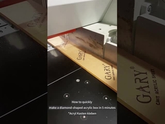 Hoe maak je snel een Acrylische doos in de vorm van een diamant in 5 minuten * Acryl Kasten kleben