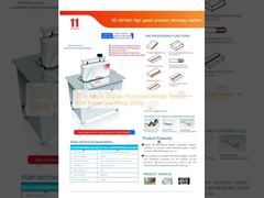 220V Acryl Display Productie Acryl Trimmer 60W Vermogen 3kw Gewicht 200kg