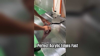 Stervormig acrylaat, glad afgesneden en gepolijst!