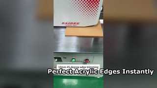 10 mm dikke acrylplaat, gemakkelijk te verwerken! #acryl #machine #fabricage #fabriek #trimmen