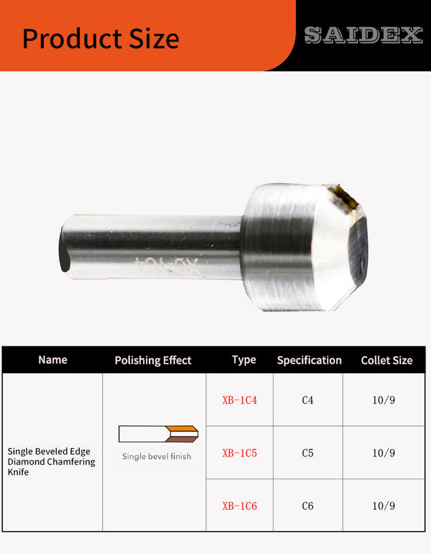 Plexiglas Bevel Edge Trimming Knife 45 Grade Trimming Engraving Machine Acrylic Single Bevel Edge Polishing Chamfering Knife