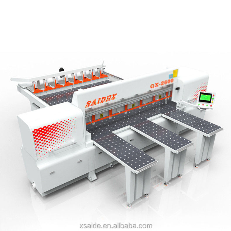 GX-2600 Automatische CNC-dwarszaag voor middelzware tot dikke platen Elektronische zaag voor acryl en lichtgeleidende panelen