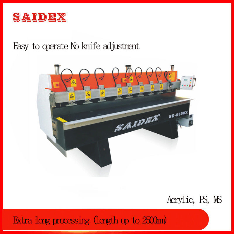 Fabriek Aangepaste Sd-2500X Hoge Snelheid Afschuining PMMA/PS Horizontale Acryl Diamantrand Polijstmachine