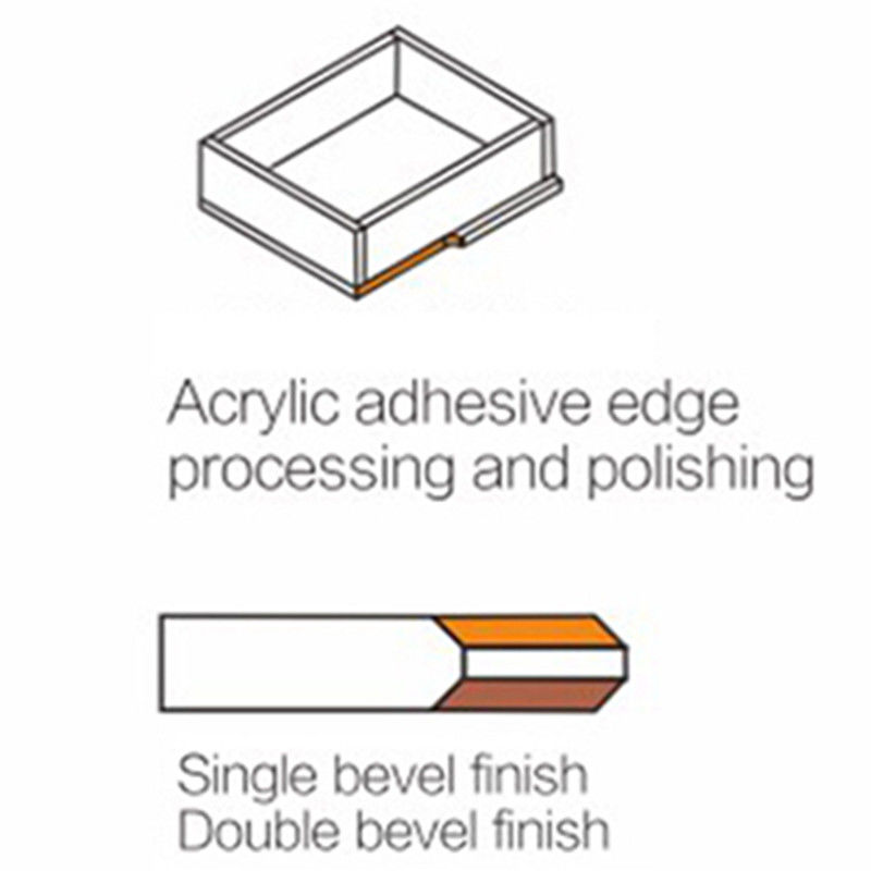 Groothandel Plexiglas 45 graden Rande Trimming Machines Angle Chamfer Machine Acrylic Rande Chamfering Polijstmachine