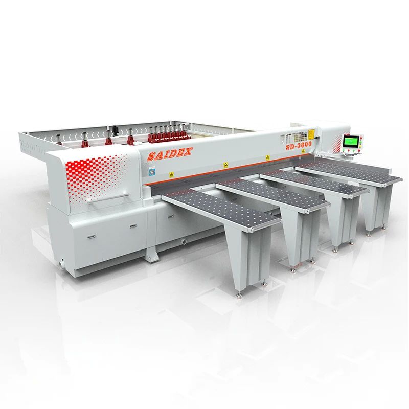 Efficient Acrylic Design Cutting Machine Accuracy 3800mm Sawing Length 11kw Head Saw Motor