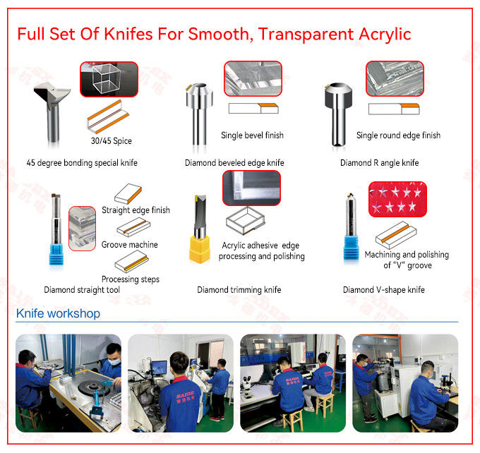 Praktische CNC-freesgereedschappen voor industrieel acryl CNC-afschuimgereedschap voor acryl, snijden met hoge snelheid