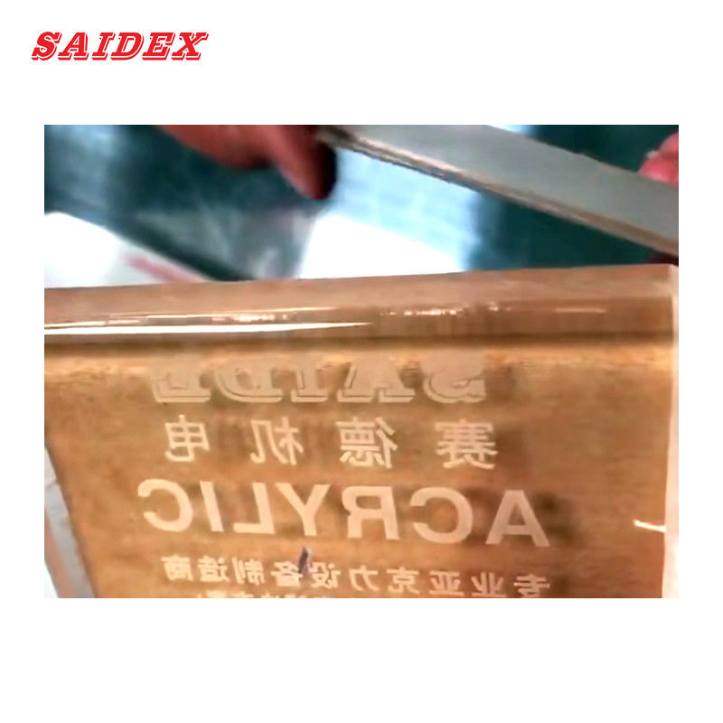 China Saide Brand Automatic Feeding 2.5kW Acryl Polijstmachine voor gladde en precieze afwerking PMMA Afgeronde Rand Polijster R3 Afgeronde Hoek Acryl Chamfering Machine