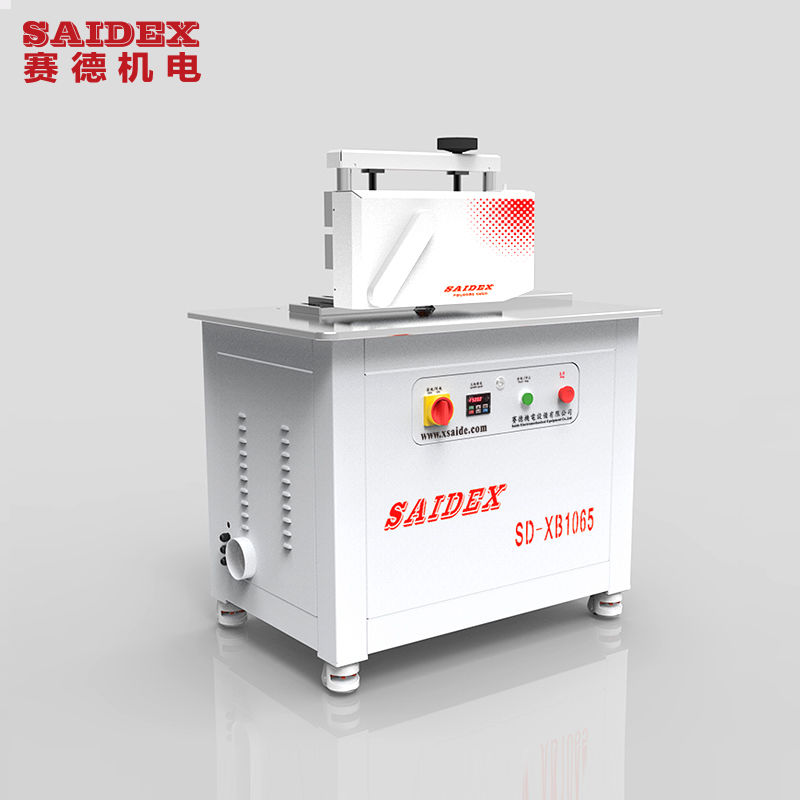 220V 50HZ/60HZ Acryl R3 / R4 / R5 Afgeronde hoekpolijst- en snoeimachine Verwisselbare messen Mitre 45 graden Bevelleed Edge Chamfering Machine