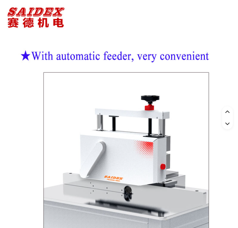 Saide China Factory Supply Beveling Machine Kan Acrylic R-Angle Chamfering Machine Snijden Voor PMMA/PS/MS/PC