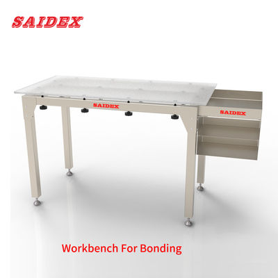 Speciale werkbank voor acrylbinding voor de toepassing van lijm